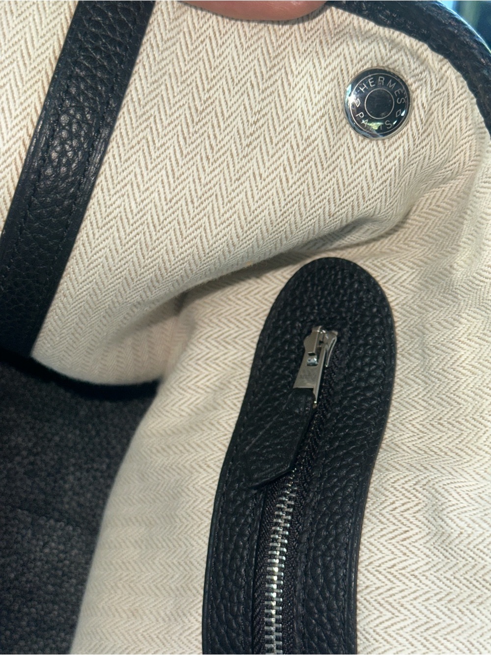 Hermès Garden Party 36 Black Negonda Palladium Hardware $3500 OBO…… - Picture 6 of 16